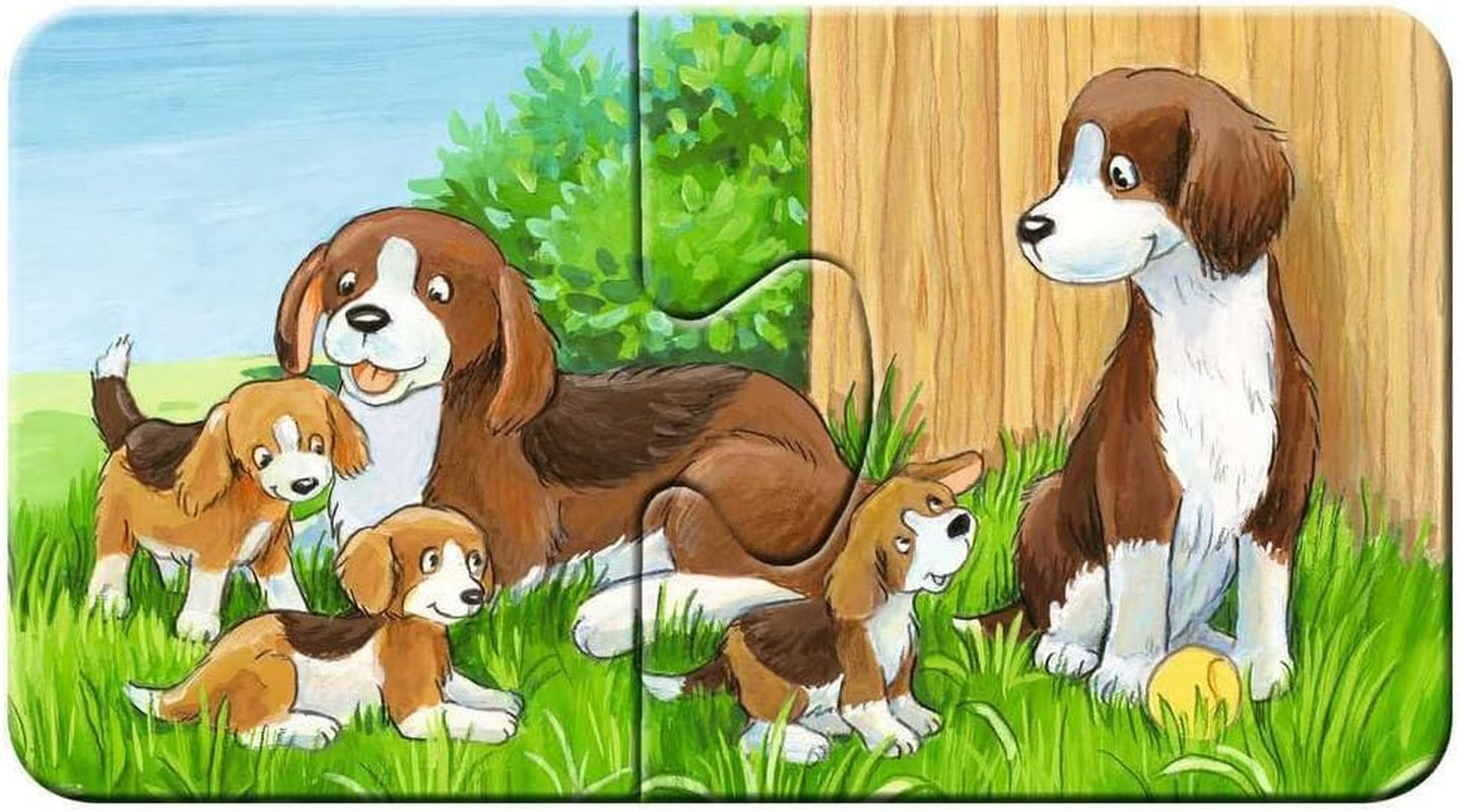 Ravensburger Puzzle pour enfants - 05072 Familles d'animaux de la ferme - Mon premier puzzle 9X2 - Puzzle pour les 2 ans Puzzle Naty Shop