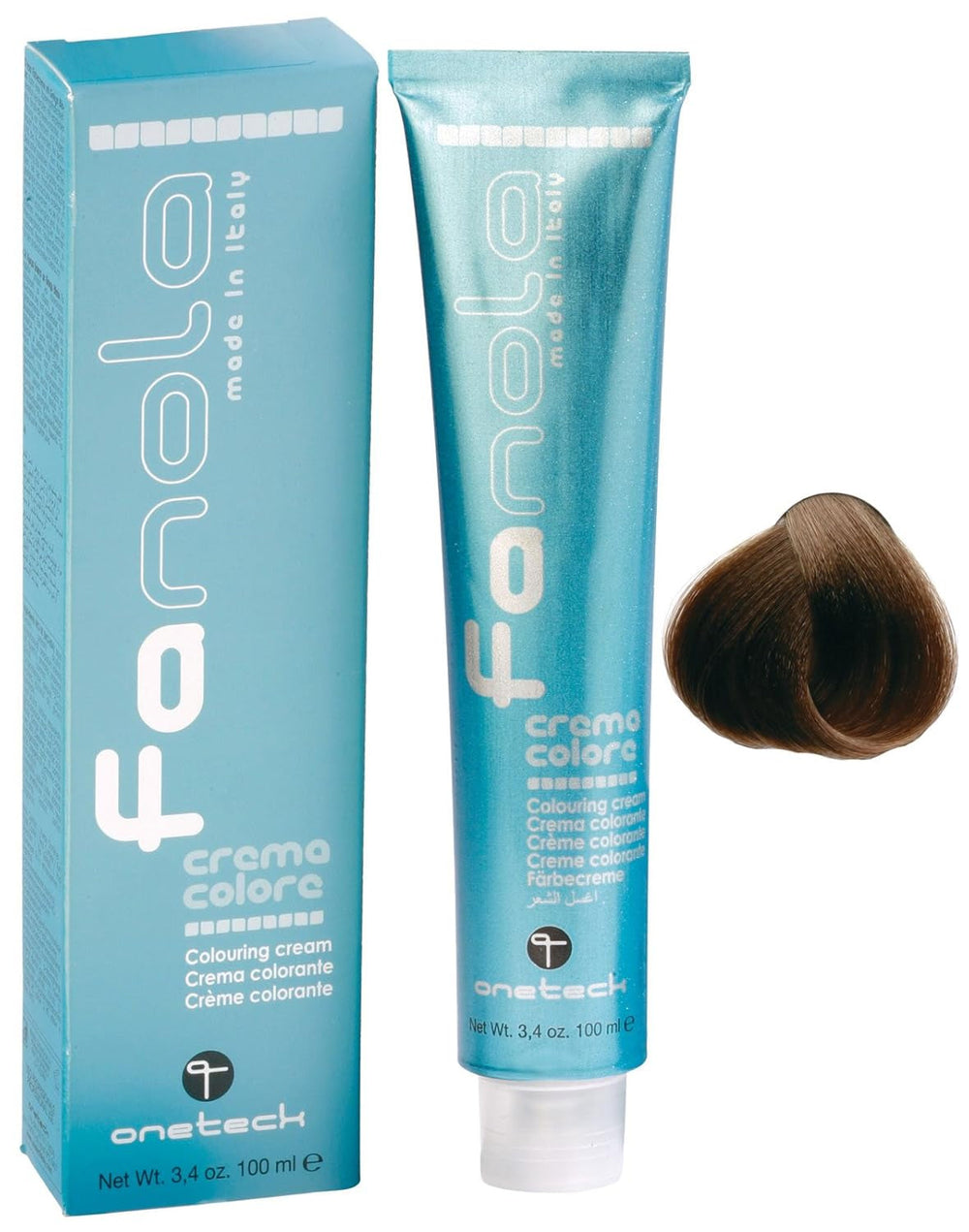 Fanola crema colore Crème colorante 7.0 Blond, 100 ml Teinture capillaire Naty Shop 7.00 Blond Int