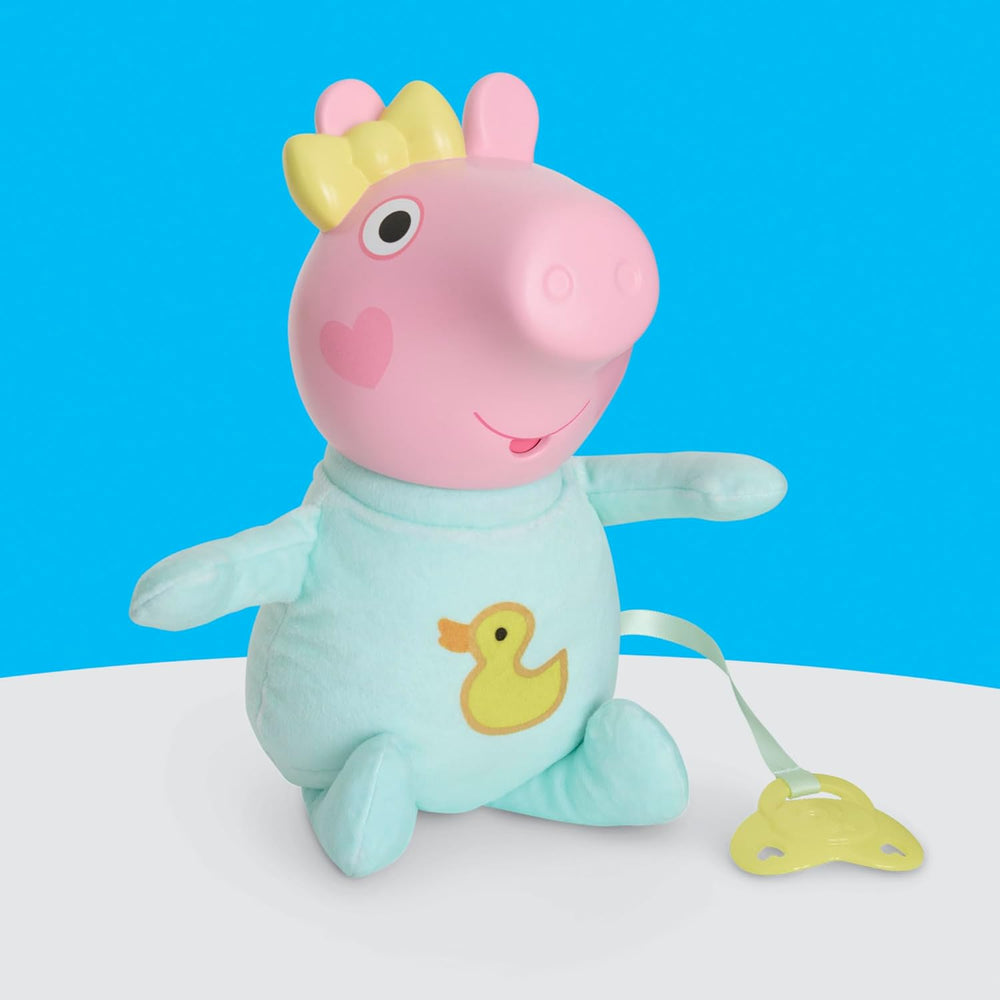 Poupée interactive Peppa Pig Evie 28 cm avec 20 sons et de nombreuses fonctions, ensemble de jouets pour enfants à partir de 3 ans
