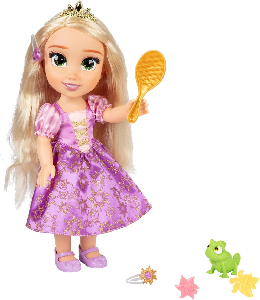 Poupée Raiponce chantante Disney Princess 35 cm, chante "I See the Light", Comprend des accessoires pour plus de plaisir, Parfait pour les filles de plus de 3 ans, Purple Dolls Naty Shop