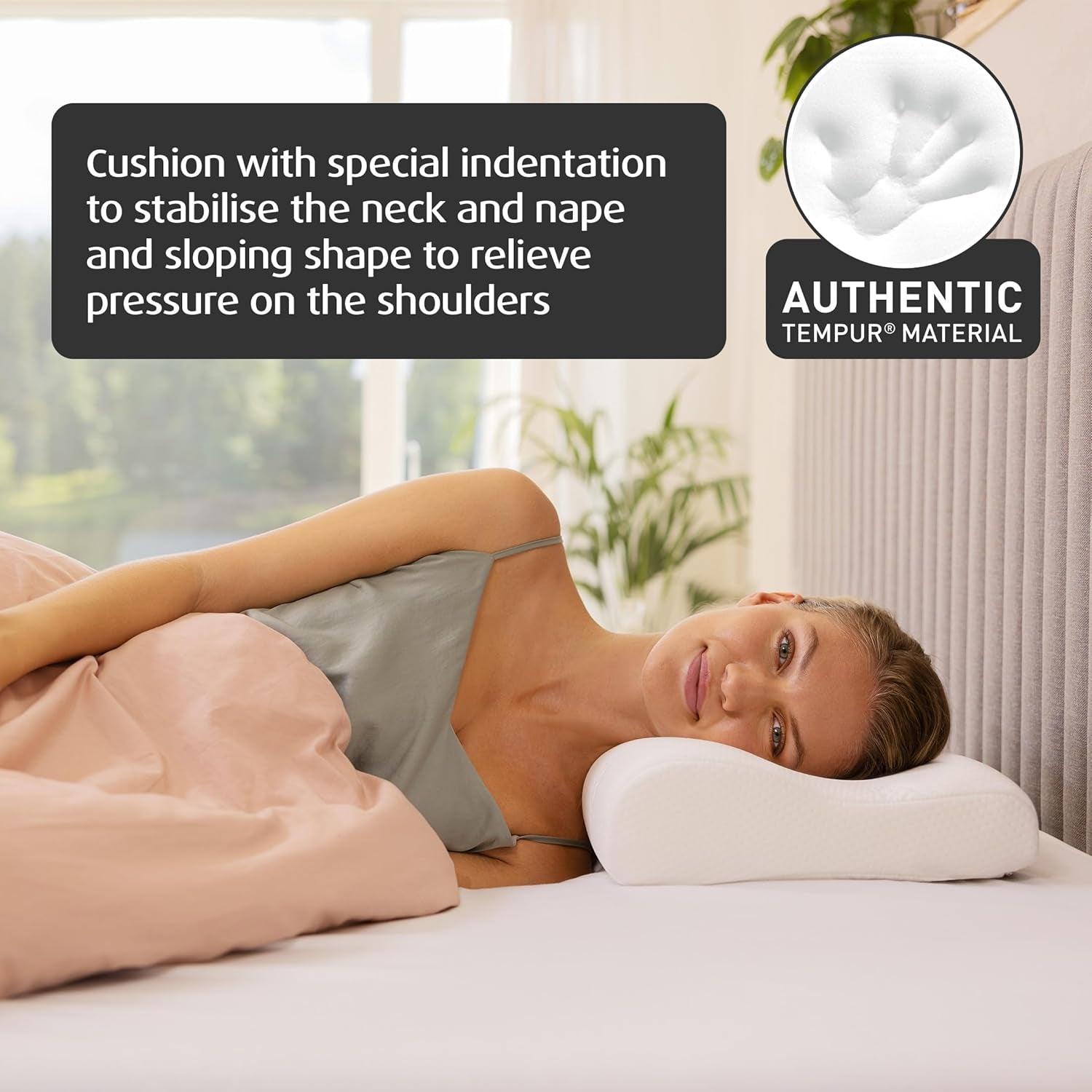 Oreiller de soutien cervical Tempur Millennium Queen, M Naty Shop Oreillers orthopédiques cervicaux