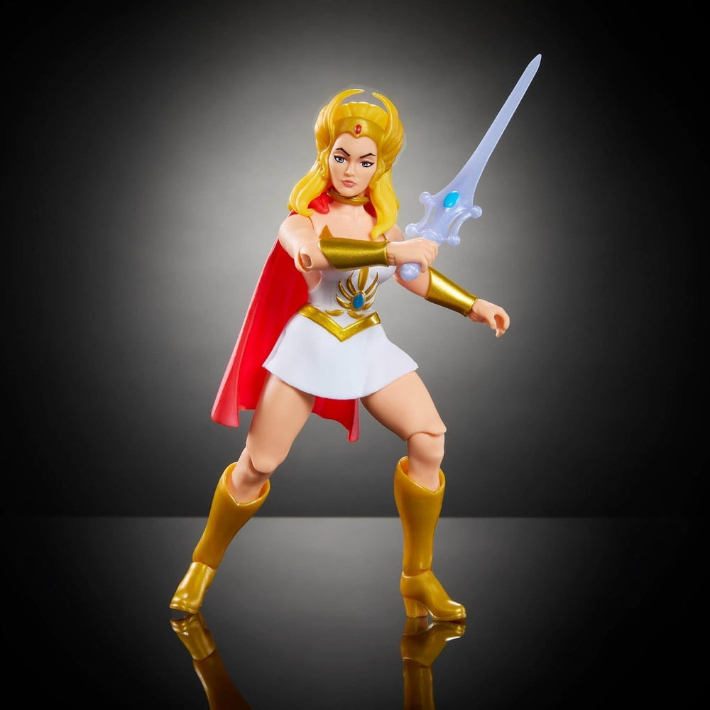Masters of the Universe Origins She-Ra Cartoon Action Figure Environ 14 cm de haut Héroïne TV des années 1980 Princesse du Pouvoir Conception détaillée et accessoires JBM76 Figurines Naty Shop