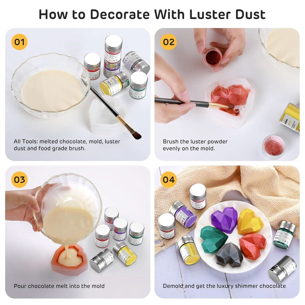 Paillettes alimentaires, 8 grammes Glitter Naty Shop