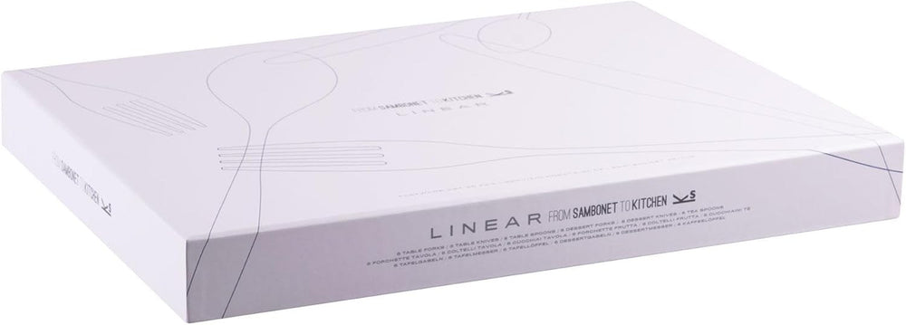 Sambonet 52513-83 Couverts 36 pièces, Acier inoxydable Cuisine Naty Shop