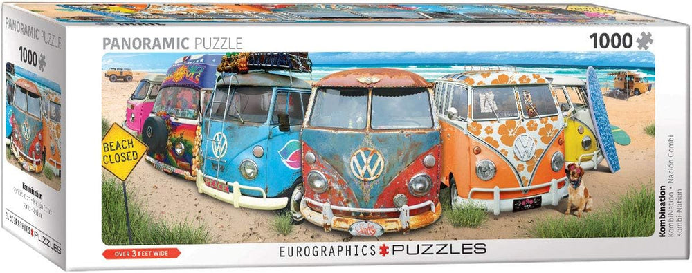 VW Bus - Combinaison (puzzle) : Puzzle Panorama, 1000 Puzzle Naty Shop Titre par défaut