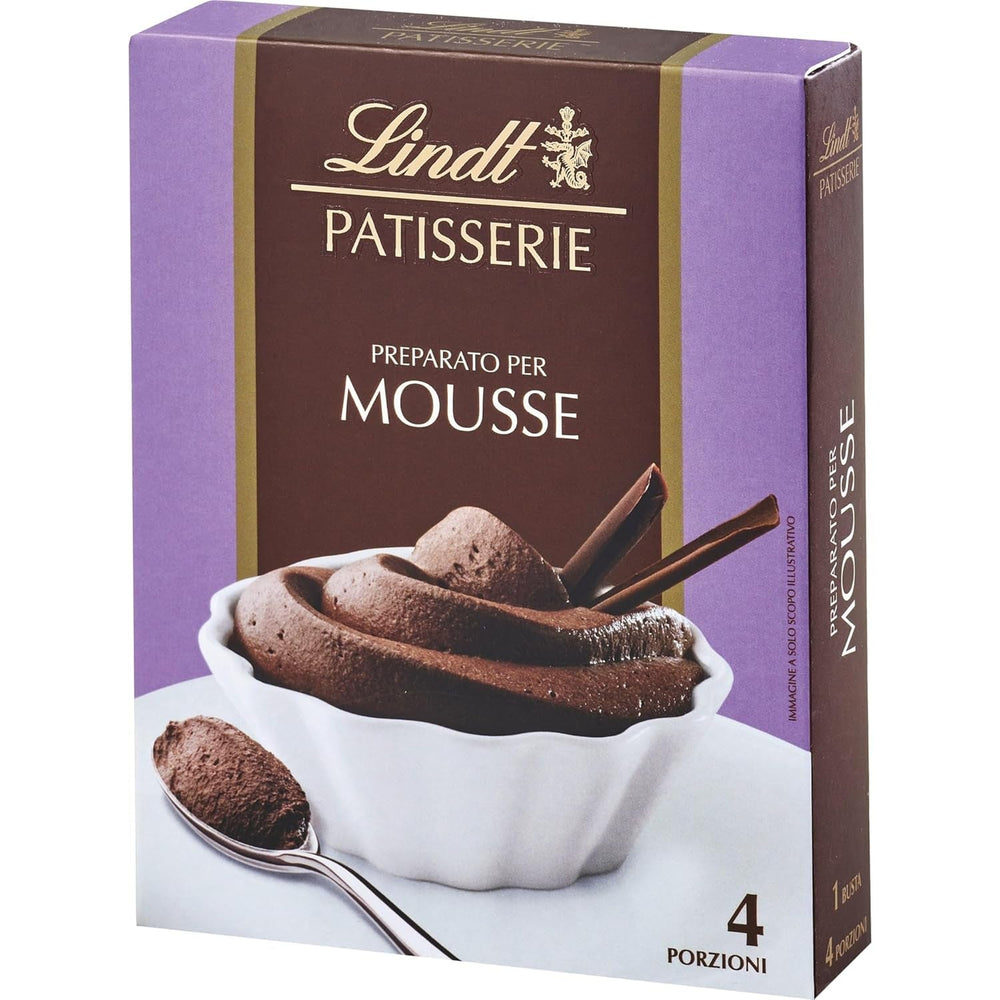 Lindt Schokolade - PÂTISSERIE Mousse Au Chocolat | 6X110G | Backmischung Für 4 Portionen Fluffige Mousse Al Cioccolato Aus Finester Schokolade | Pâtisserie | Rétromélange | Mélange Schokoladengeschenk pour la pâtisserie et la cuisine Naty Shop Default Title