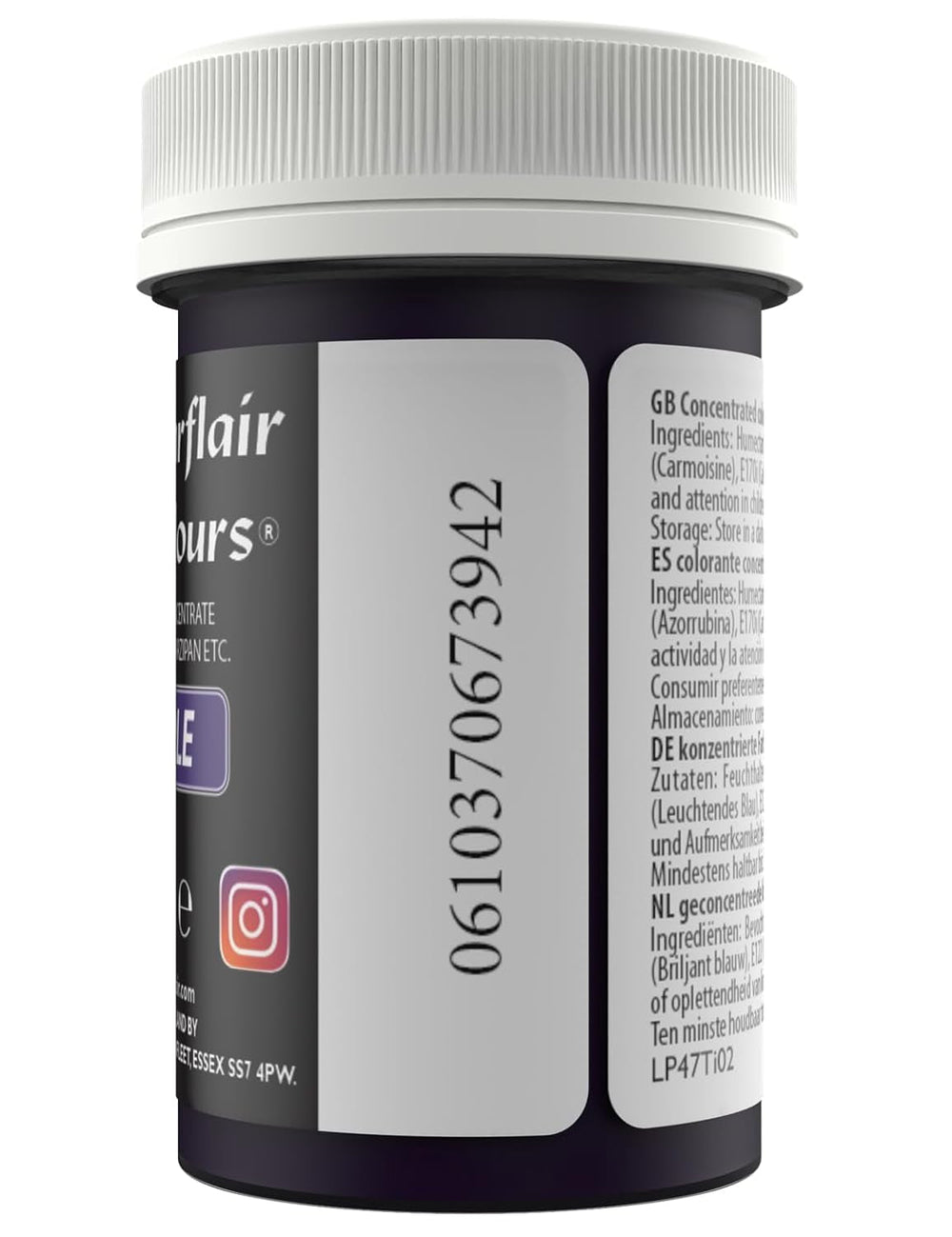 Sugarflair Colorant Alimentaire pour Pâtes, Couleur Violet Pastel, Colorant Alimentaire pour Pâtes, Fondant et Massepain, Couleurs Concentrées Spectrales - 25g