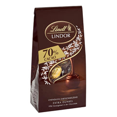 Boules de chocolat Lindt LINDOR 70% de cacao Extra Noir, sachet de 99 grammes Bonbons au chocolat Naty Shop Default Title