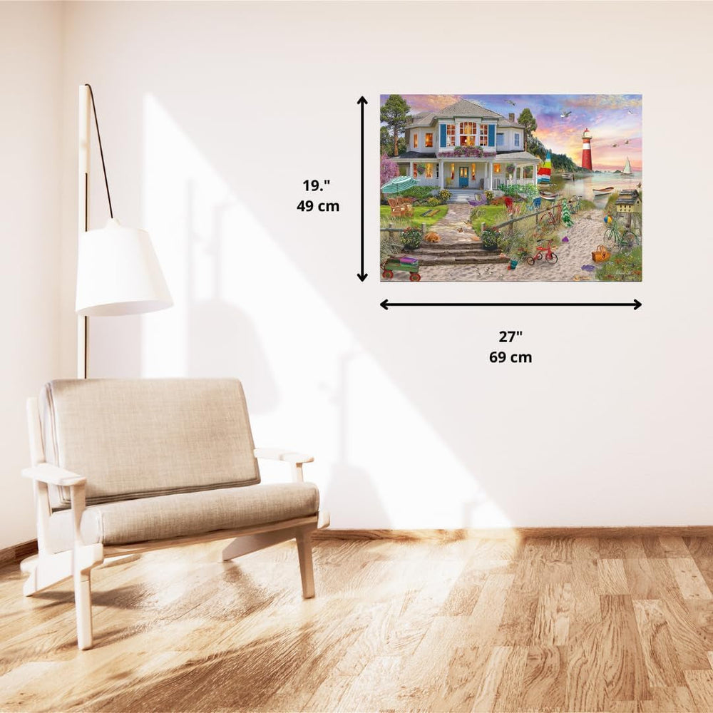 Schmidt Spiele Maison de plage, puzzle 1 000 pièces Puzzle Naty Shop