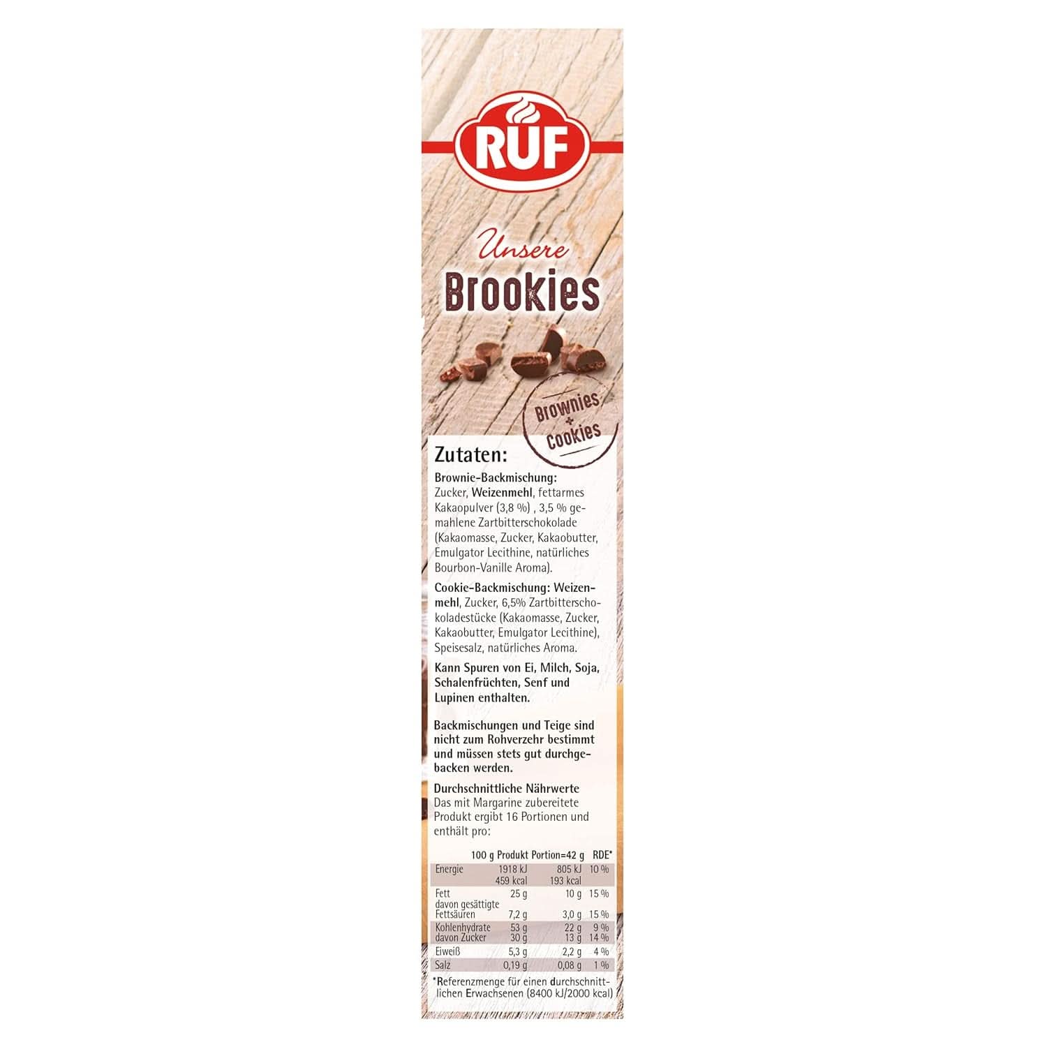 RUF Brookies, mélange de mûres et biscuits, 460 grammes Naty Shop Kitchen