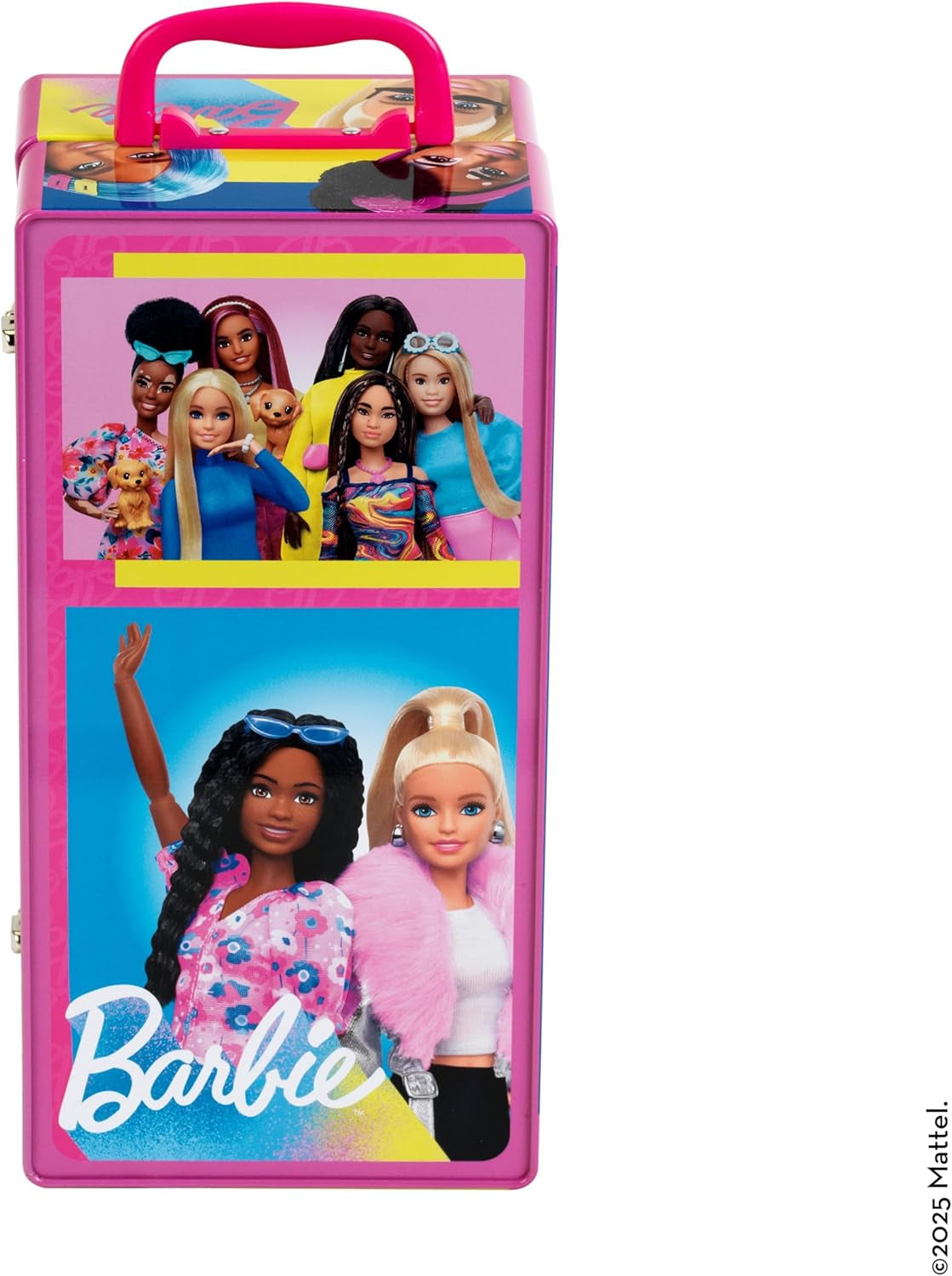 Theo Klein - 5801 - Armoire Barbie avec tringles à vêtements et compartiments, jouet à partir de 3 ans, accessoires inclus, multicolore