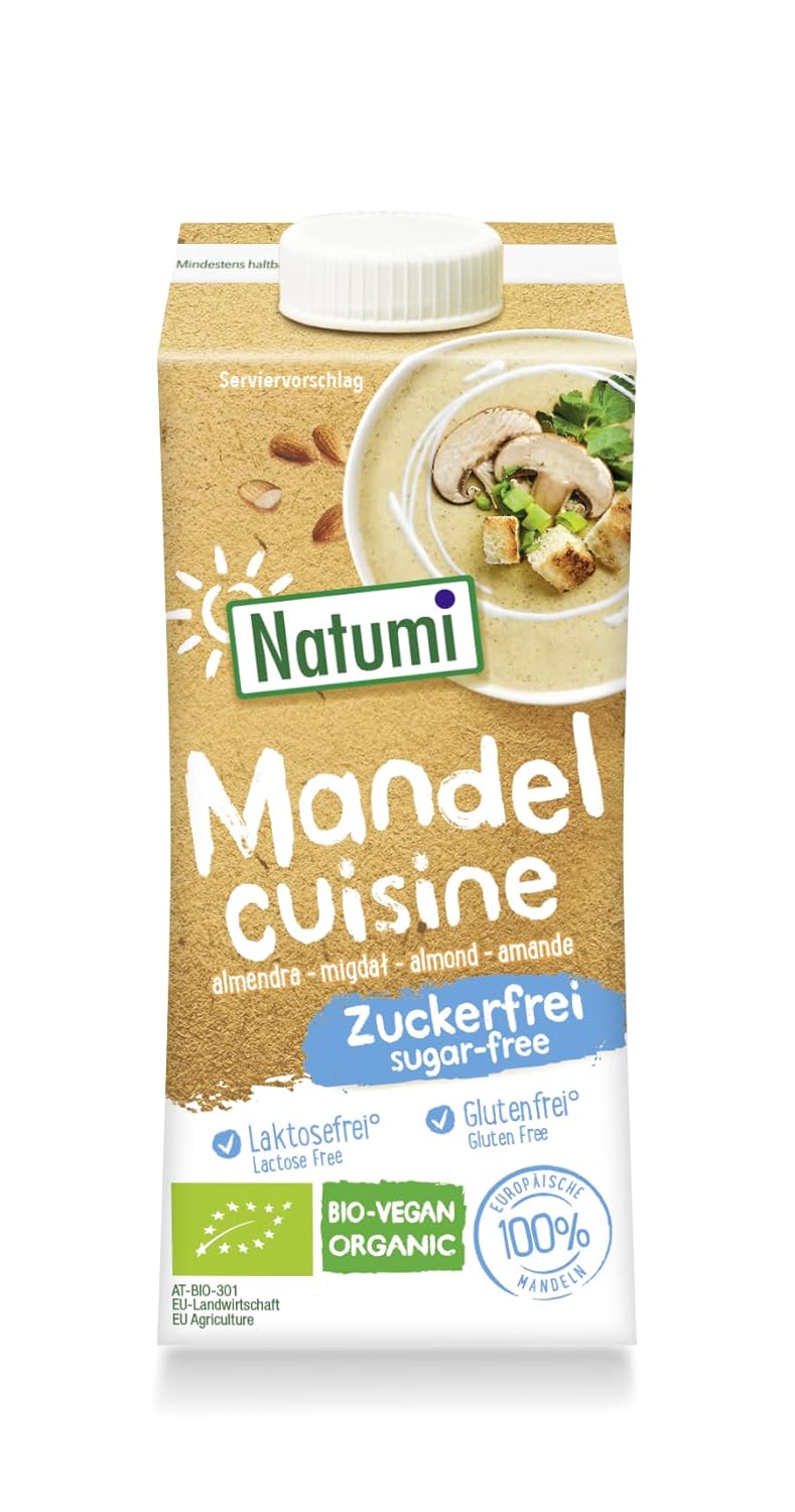 Natumi Bio-Mandel-Creamer - Sans lactose, sans gluten et sans sucre