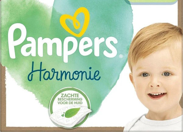 Couches Pampers Harmony pour bébés taille 5 11-16 kg 38 pièces - douces pour la peau de bébé
