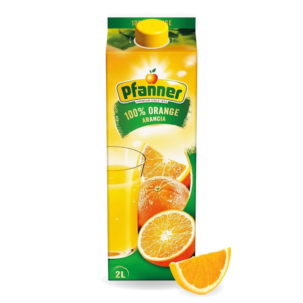 Pfanner 100% suc de mere tulbure natural (1 x 2 litri) - Mere presate direct - Suc de fructe fără adaos de zahăr