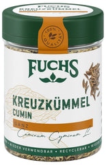 Fuchs Gewürze - Kreuzümmel ganz - orientalisch-nussige Note für Falafel und Linsengerichte - natürliche Zutaten - 60 g in wiederverwendbarer, recyclebarer Dose