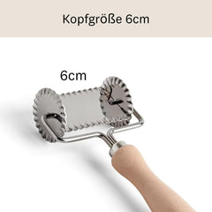 MARCATO emporte-pièce carré outil à gâteau dentelé en acier 6 cm coupe précise robuste Durable