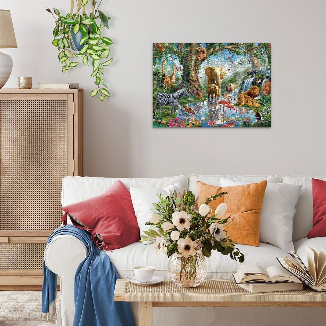 Ravensburger Puzzle 12000682 - Jungle Adventure - Puzzle 1000 pièces pour adultes et enfants à partir de 14 ans, Puzzle Naty Shop