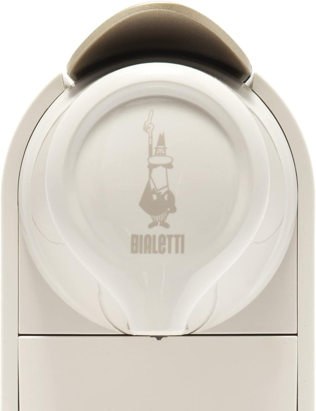 Bialetti Gioia, machine à expresso pour capsules en aluminium, super compacte, réservoir de 500 ml, 50% plastique recyclé, couleur taupe