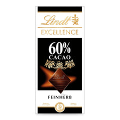 Lindt Excellence Barre de cacao à 78 pour cent - Barre végétalienne à persistance d'intensité de cacao 100 g Cadeau idéal