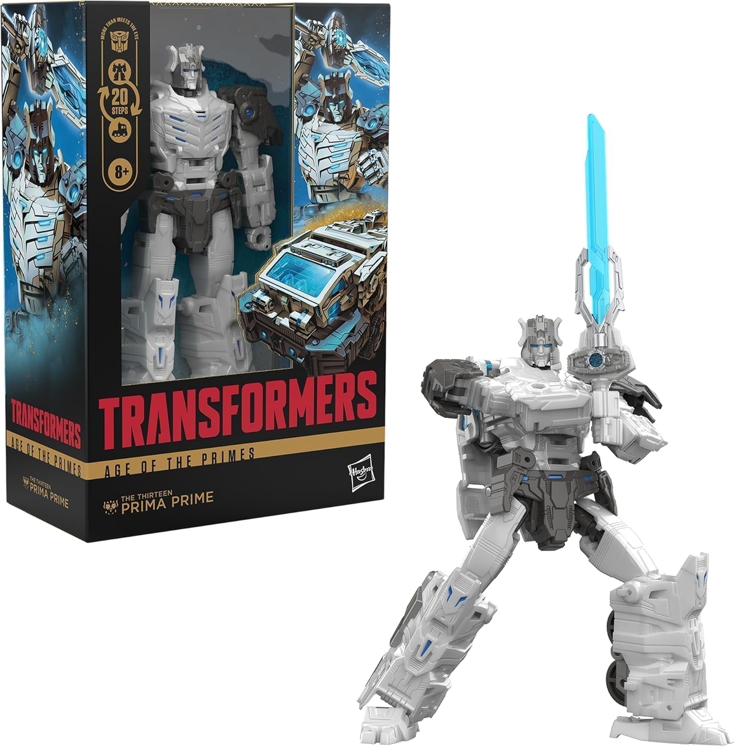 Transformers Age of the Primes Voyager Class the Thirteen Prima Prime, figurine transformable Figurines Naty Shop