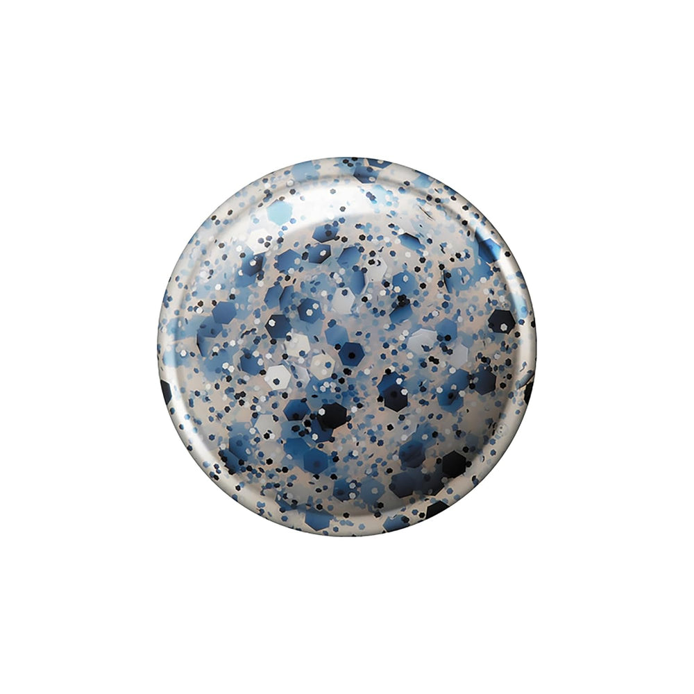 Snails 516202 Top Coat Confetti Blue Vernis à ongles pour bébé, à base d'eau, lavable, sûr, végétalien