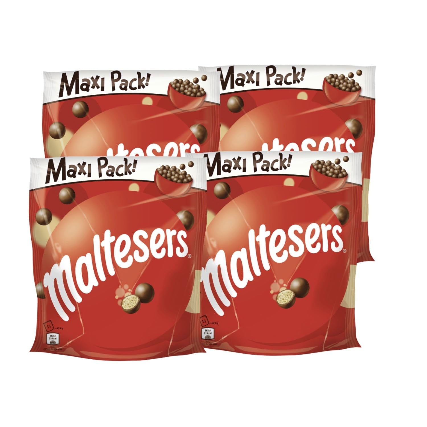 Maltesers, boules de chocolat au centre croustillant et léger, aéré, snack chocolaté, 1 paquet (1 x 300g)