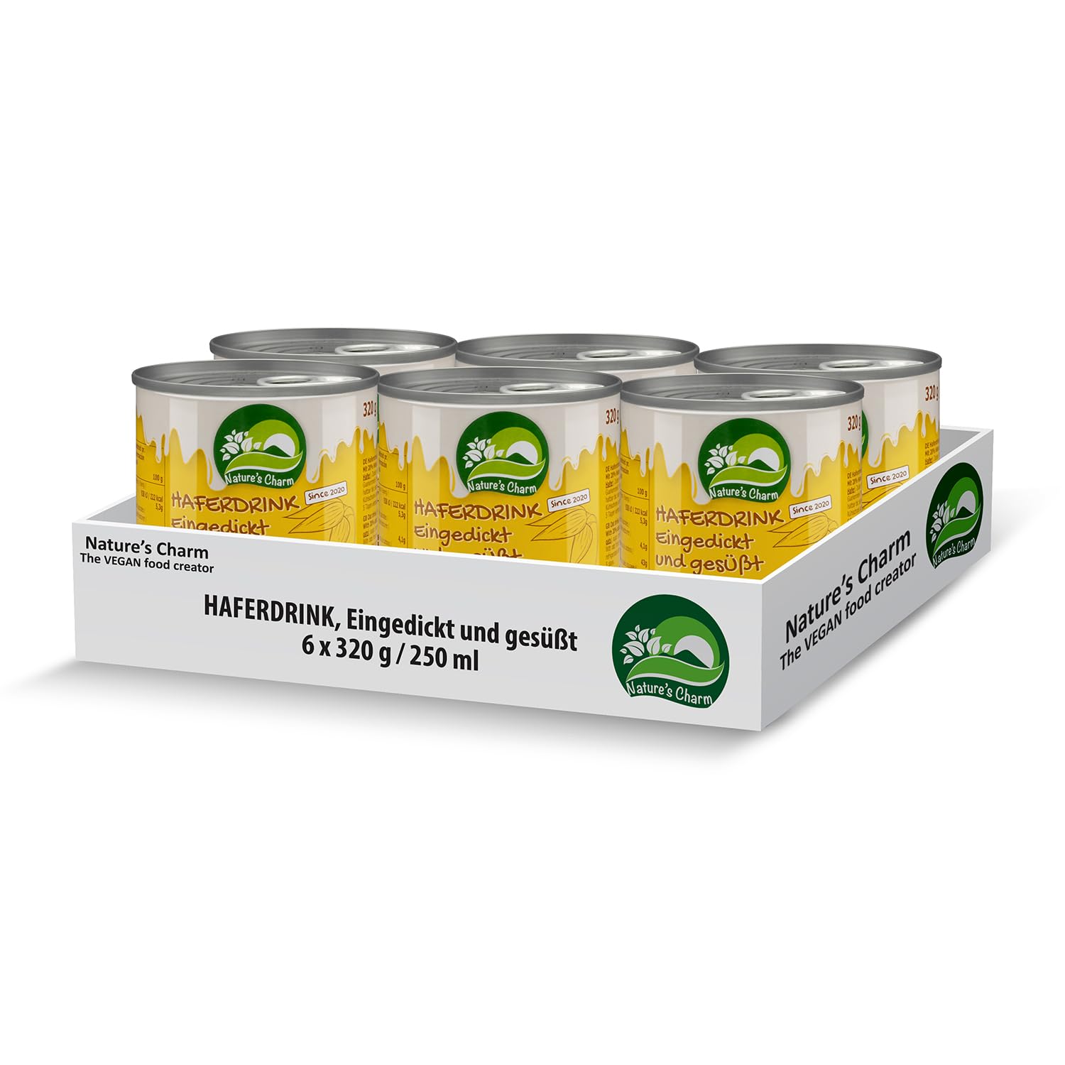 Lait d'avoine concentré végétalien Nature's Charm - Café et desserts