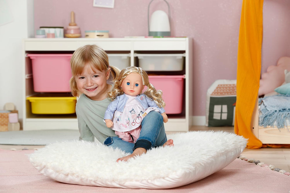 BABY born Sophia Rose - Poupée douce 36 cm - Poupée aux cheveux blonds de haute qualité et aux yeux endormis - Convient aux enfants à partir de 1 an