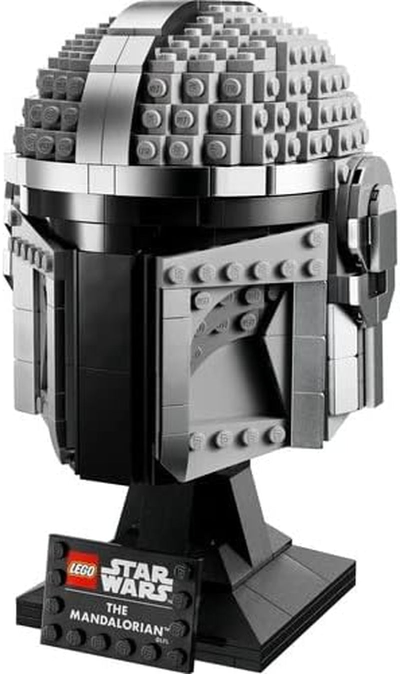 Modèle de casque mandalorien LEGO Star Wars, collection de décoration de chambre et un merveilleux cadeau pour adultes, kit, hommes, femmes, mère, père, idée cadeau de collection 75328 Jeux de construction Besuche den LEGO-Store
