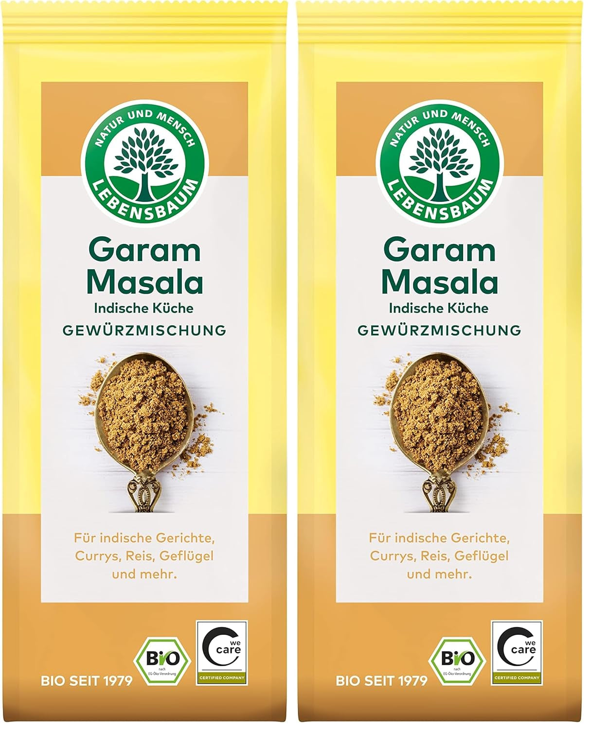Lebensbaum Garam Masala, Bio-Gewürz zum Würzen von Currys, Rice et Geflügel mit würzig-warmer et angehenm pfeffriger Notes, 40 g