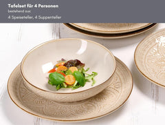 Service de table Omara, 8 pièces