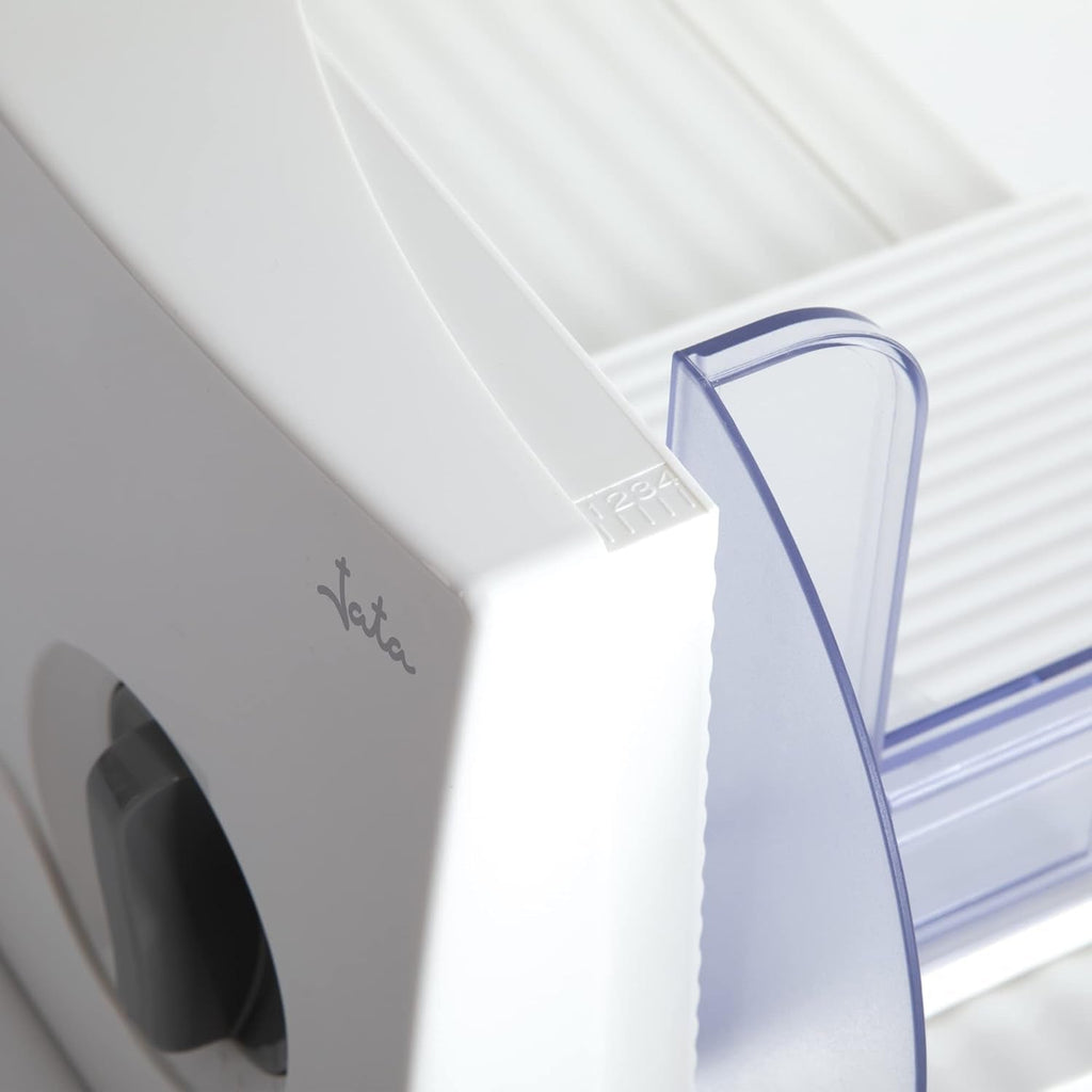 JECF0300 Mașină de feliat electrică compactă, Lamă detașabilă din oțel inoxidabil, Diametru 170 mm, Control grosime 0 până la 15 mm, 150 W Rasnite si Feliatoare Naty Shop