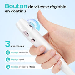 COSLUS Nagelfräser Kabellos Tragbar Für Gelnägel: Elektrische Nagelfeile Stufenlos Geschwindigkeitregelung Für Maniküre Pedicüre Und Acrylnägel Plastik Nail Drill Für Anfänger & Nagelstudio Zuhause