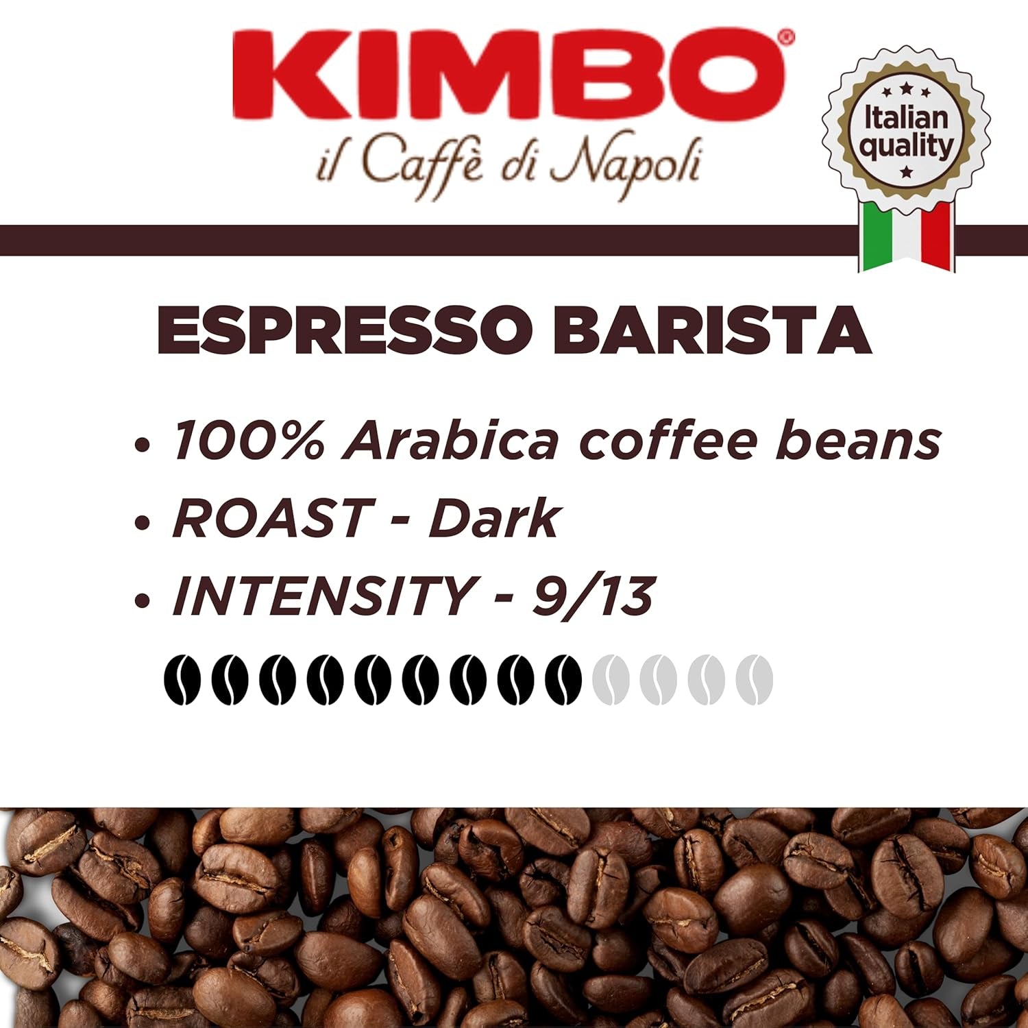 Kimbo Espresso Barista 100% Arabica 1Kg Café Naty Shop