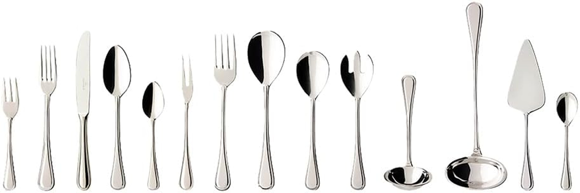 Villeroy Et Boch Neufaden Merlemont Couverts jusqu'à 12 personnes, 70 pièces, inox Cuisine Naty Shop