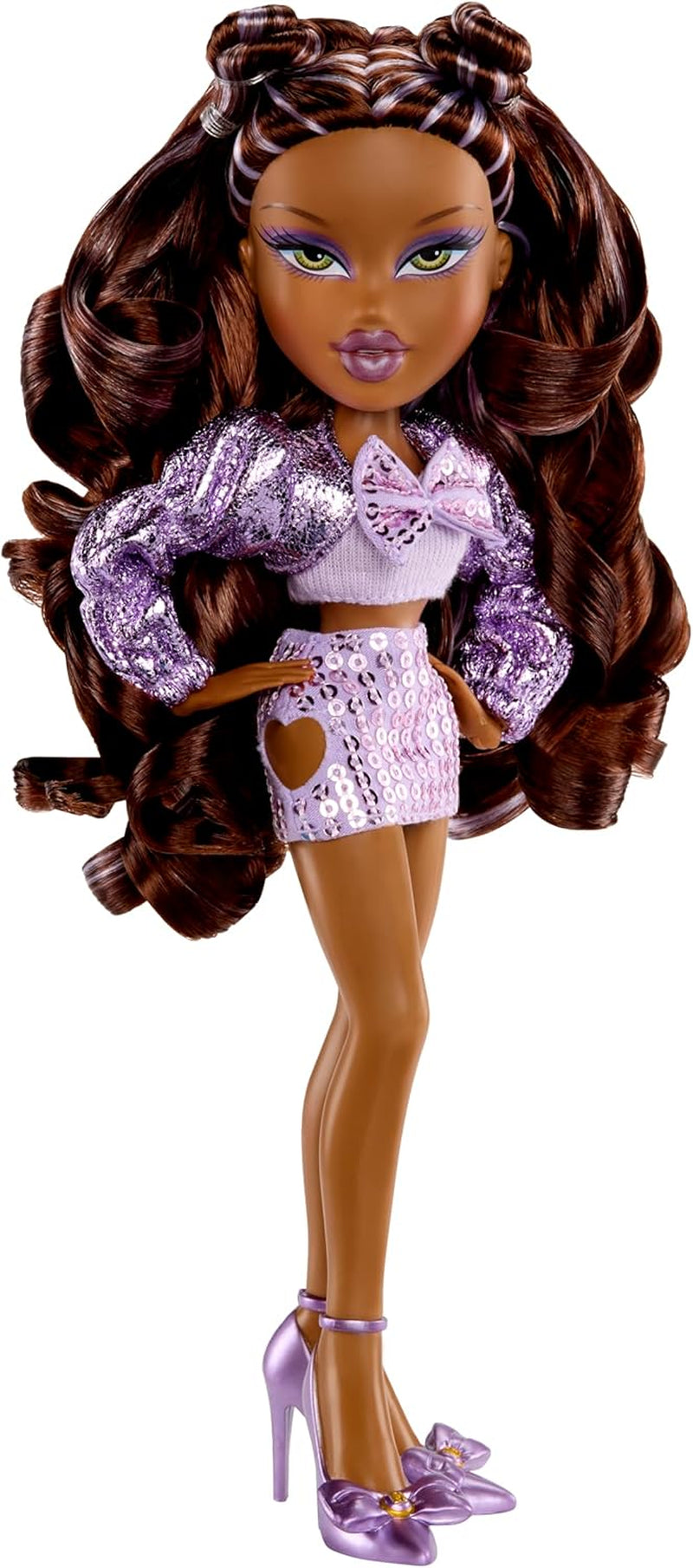 BRATZ Pop Starz Sasha – Poupée mannequin avec porte-clés, tenue et accessoires musicaux à collectionner