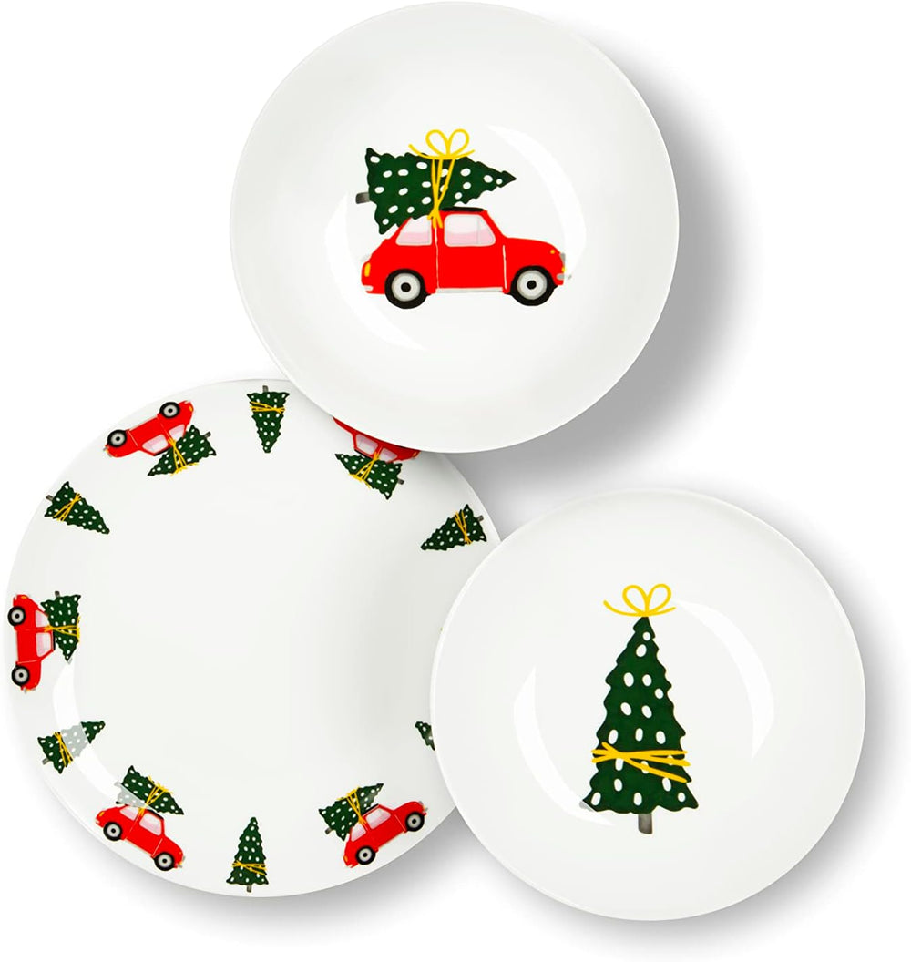 Excelsa Prêt pour Noël Tellerservice, 18 pièces