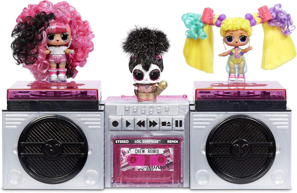 L.O.L. surprendre! 566977E7C Remix hair flip dolls - Objet de collection - 15 surprises - Avec bonnet, accessoires et musique Naty Shop Remix Dolls Pets