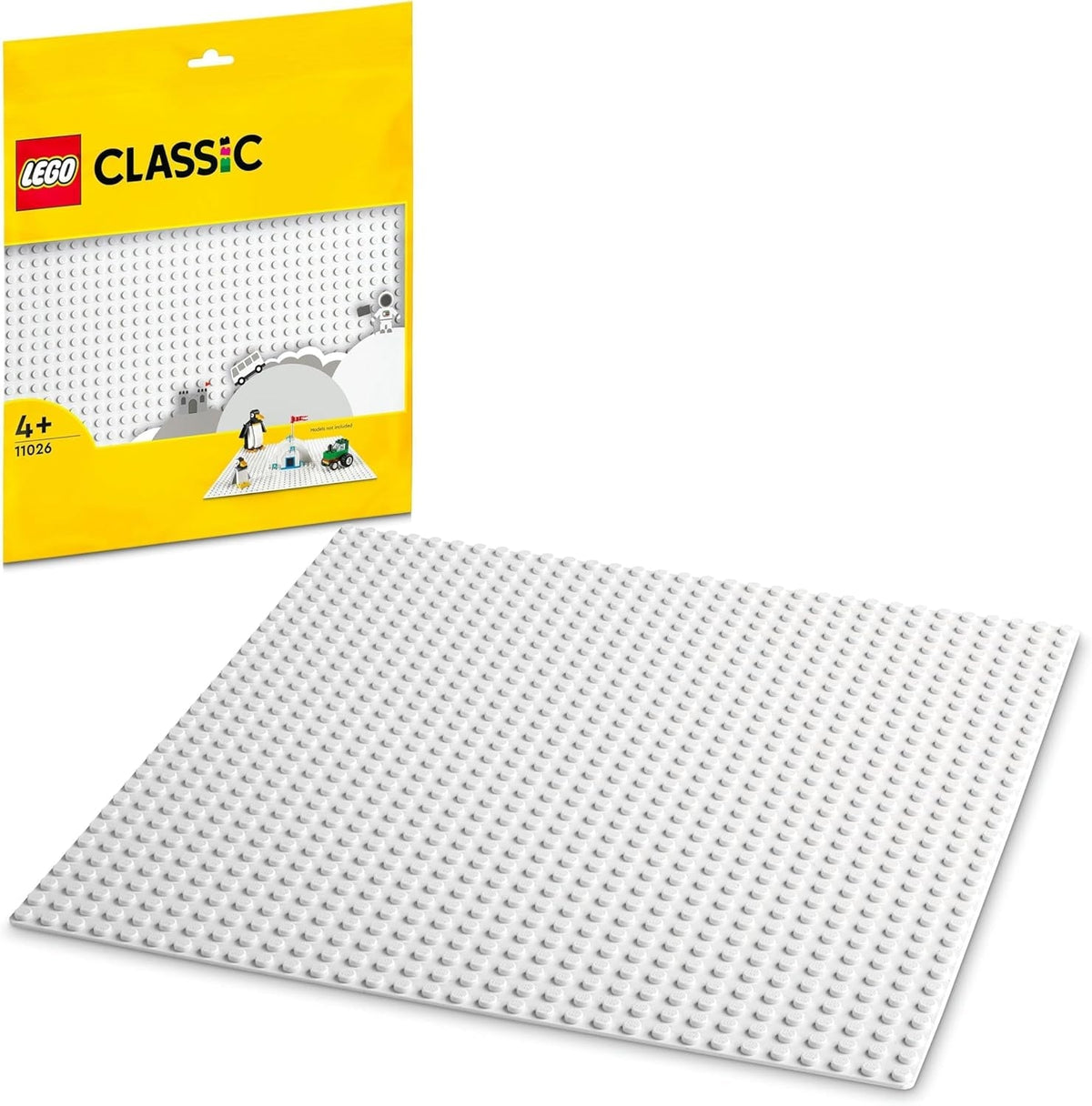 LEGO 11026 Bloc de construction blanc classique, plaque de base carrée avec empreintes 32 x 32 comme ensembles de base, jouets de construction, ensembles de construction Besuche den LEGO-Store 757 ans de garantie sur site