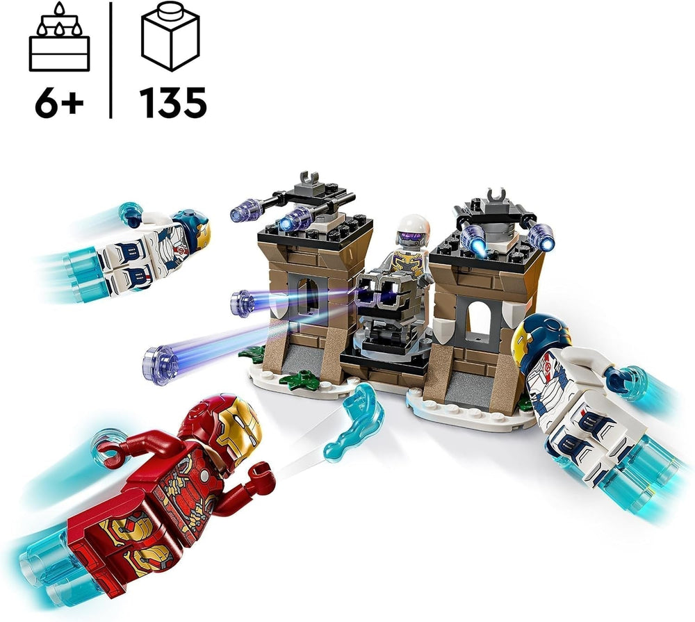 LEGO Marvel Iron Man et Iron Legion contre. Hydra Soldier, jouet de construction Avengers, ensemble de jeu créatif pour enfants et fans de super-héros, cadeau pour garçons et filles de 6 ans 76288 Ensembles de construction Besuche den LEGO-Store