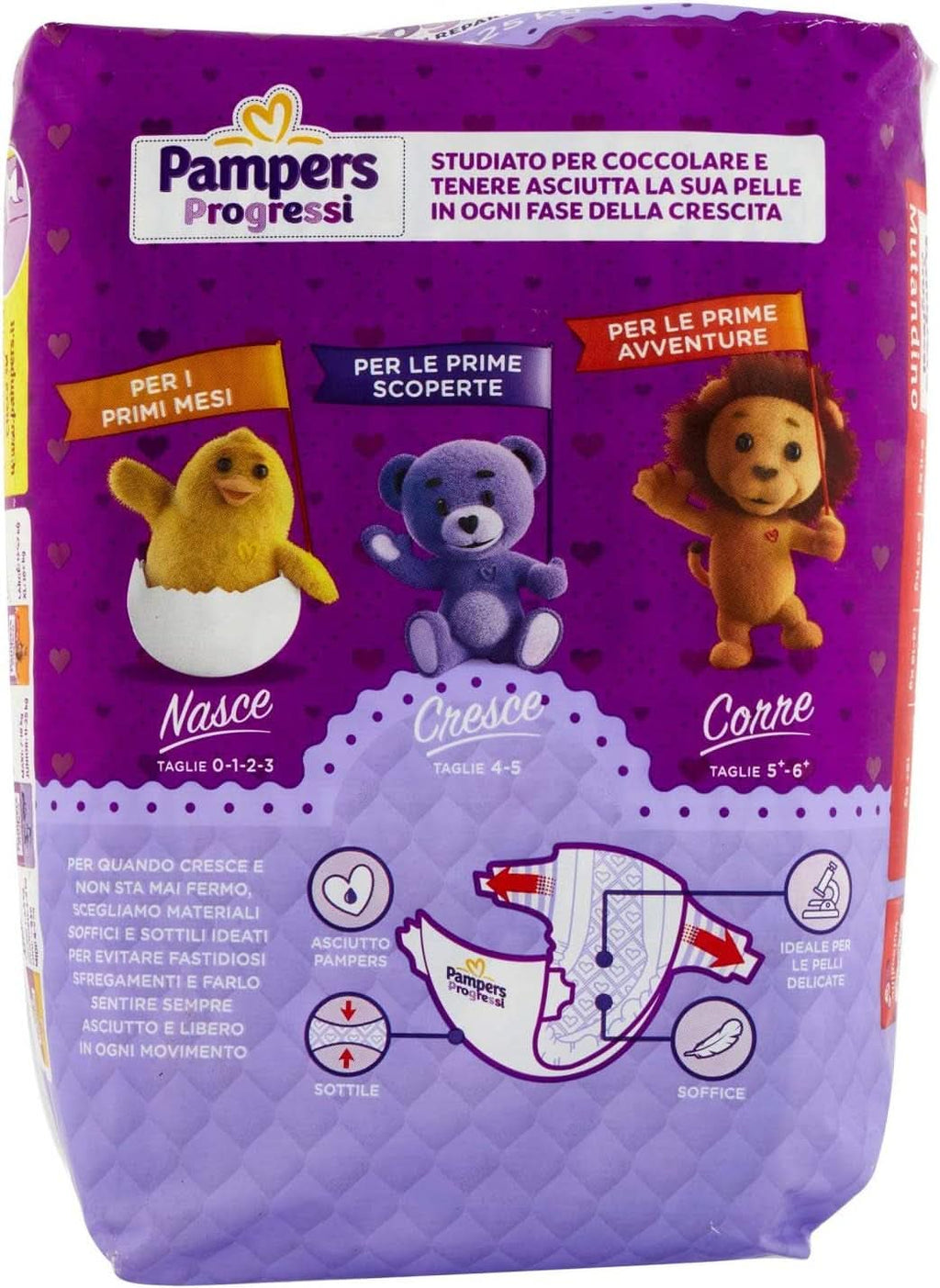 Pampers Progressi Maxi Scutece 11-25 Kg, Mărimea 5 (19Pcs) Mama si Copilul Naty Shop