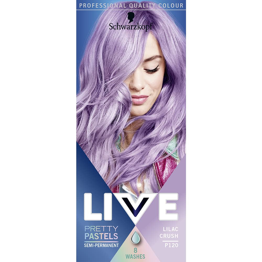 Schwarzkopf LIVE Colour XXL Ultra Brights 95 Albastru electric Vopsea pentru par Naty Shop Lilac Crush 1 bucată (pachet de 1)