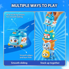 Super Wings Super Pets 4 PCS Shine, Golden Boy, Jerome, Ellie Expression faciale commutable Effet foudre Jouet portable pour 3 4 5 6 7 8 ans Garçon Fille Figurines d'action 2 pouces Naty Shop