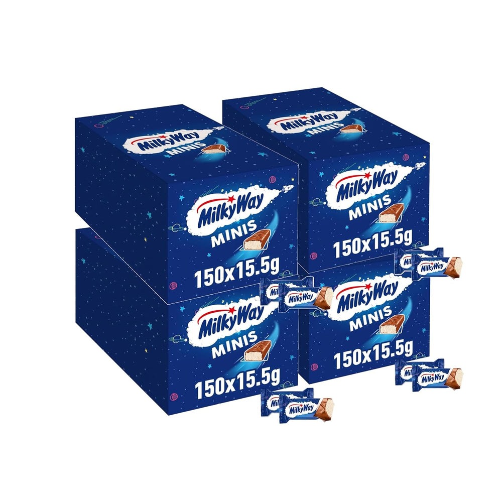 Mini barres de chocolat, paquet de chocolat en vrac, crème de lait légère, 150 x 15,5 g, 2,3 kg