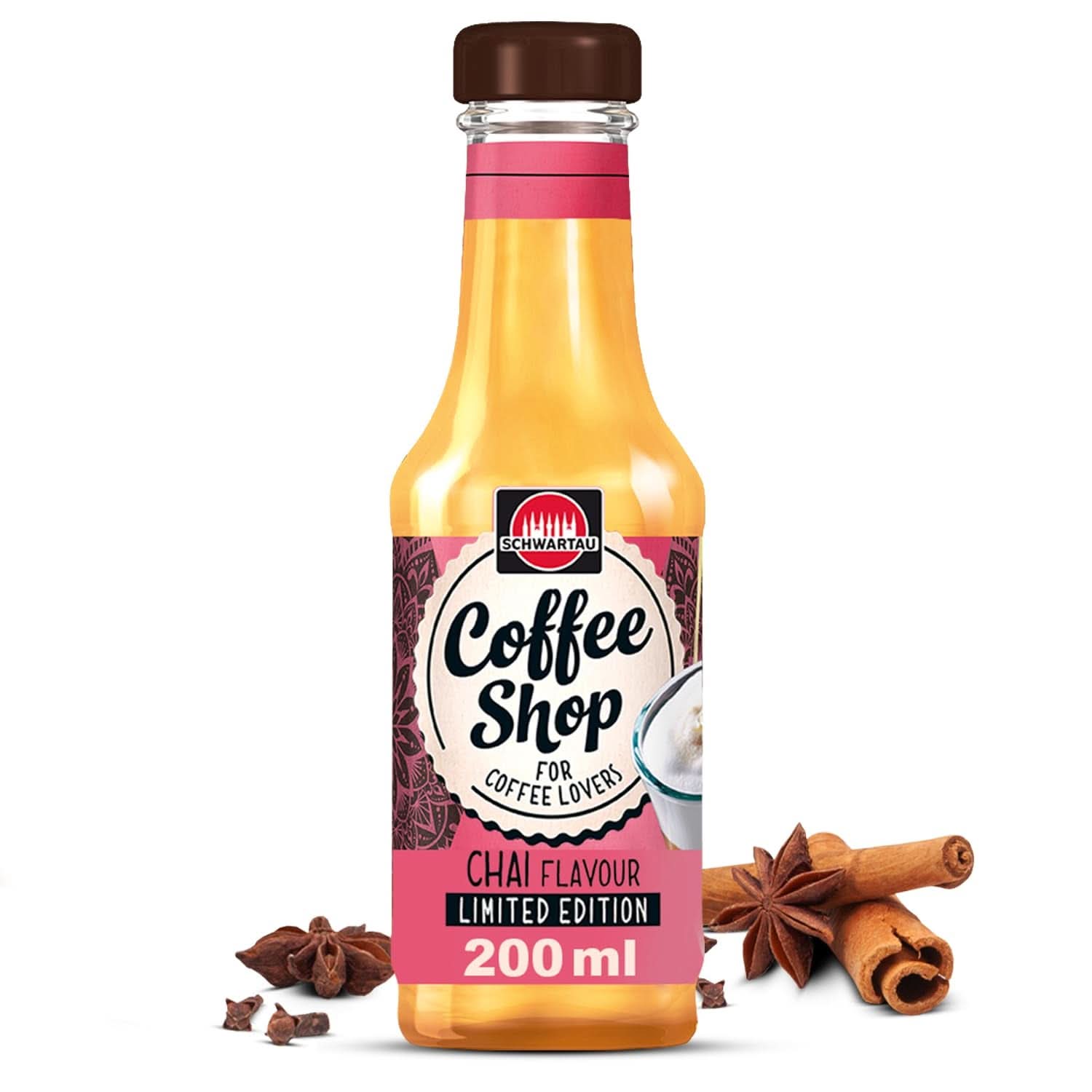 Schwartau Coffee, sirop de cafea pentru rafinarea specialităților de cafea, 200 ml Indulcitori Naty Shop Chai