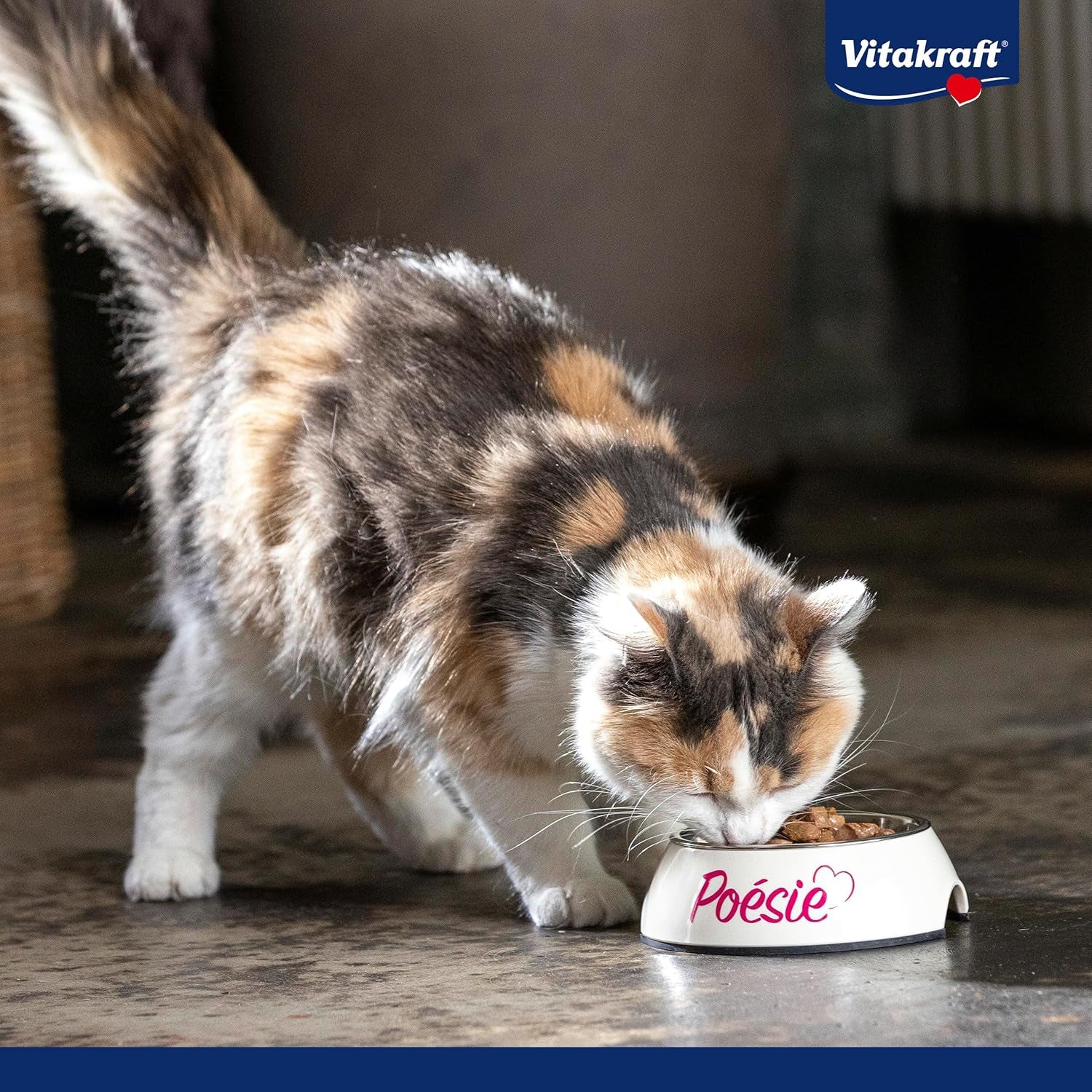 Vitakraft Poésie Délice, Nassfutter Katze, Katzennassfutter en sauce, avec poulet, Vorratspackung, ohne Zusatz von Zucker und Getreide (23x 85g)