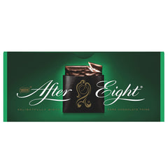NESTLÉ AFTER EIGHT Carrés fins de chocolat noir fourrés à la crème de menthe pour les connaisseurs Pack de 5 (1 x 200 g)