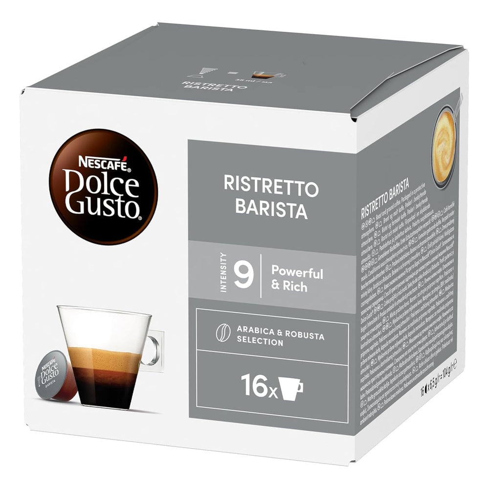 NESCAFÉ DOLCE GUSTO Ristretto Barista Kaffeekapseln 3er Pack (3 x 16 Kapseln)