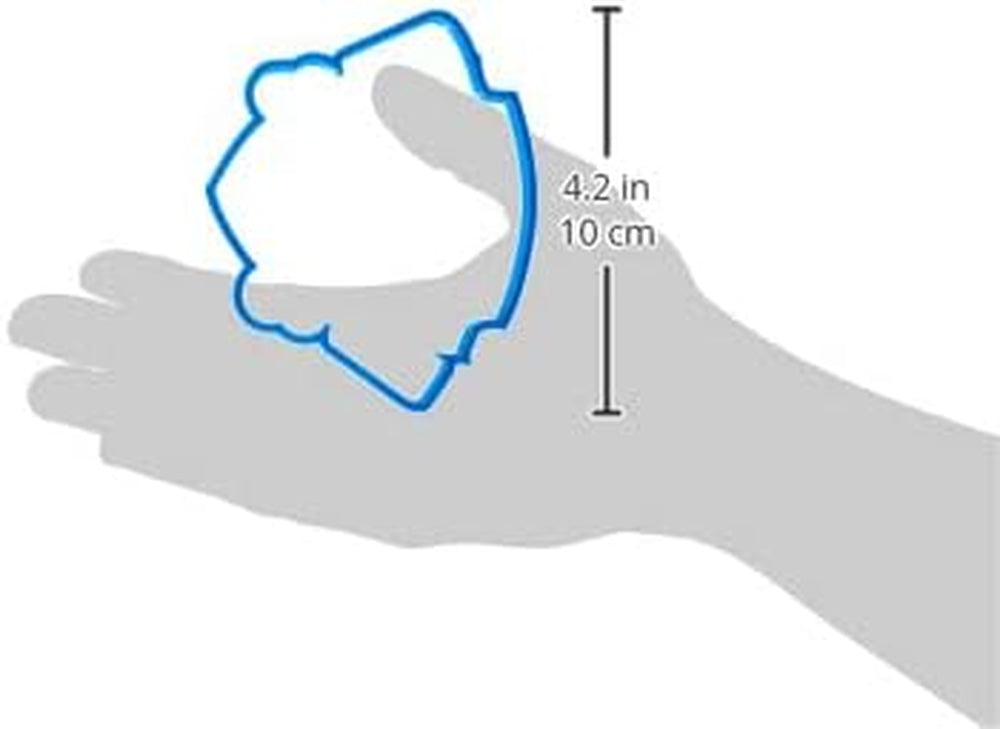 Coupe-fondant Paw Patrol, plastique, bleu, 8x7x1,5 cm