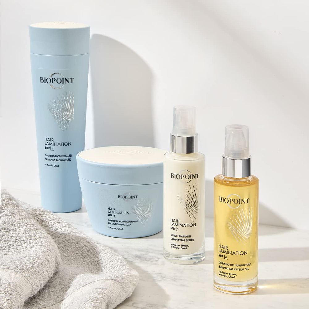 Lamination des cheveux Étape 2, Masque réparateur 200 ml, 6,7 Fl Oz Fabriqué en Italie Masque capillaire Naty Shop